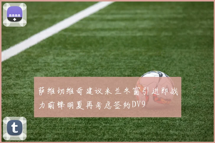 萨维切维奇建议米兰冬窗引进即战力前锋明夏再考虑签约DV9